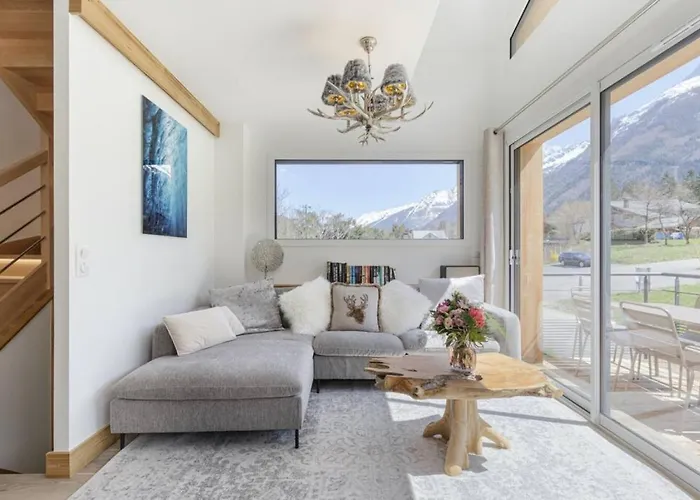 Levant Moderne 6pax Vues Terrasses Confort Chamonix